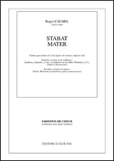 Stabat Mater SA Choral Score cover